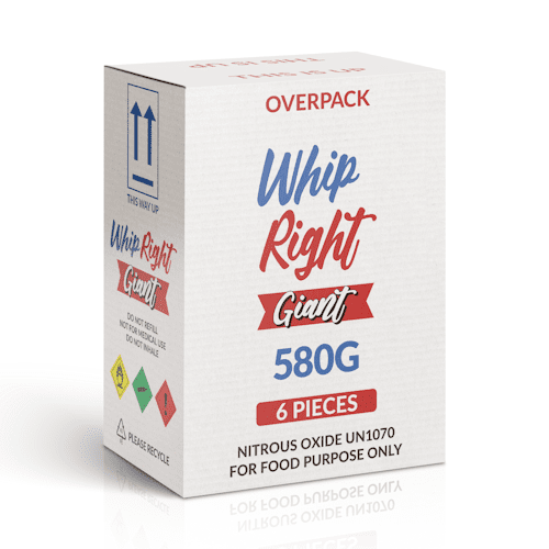 WhipRight Giant 580G 0.95L Cylinder Carton