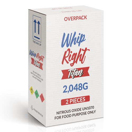WhipRight Titan 2,048G 3.3L Cylinder Carton